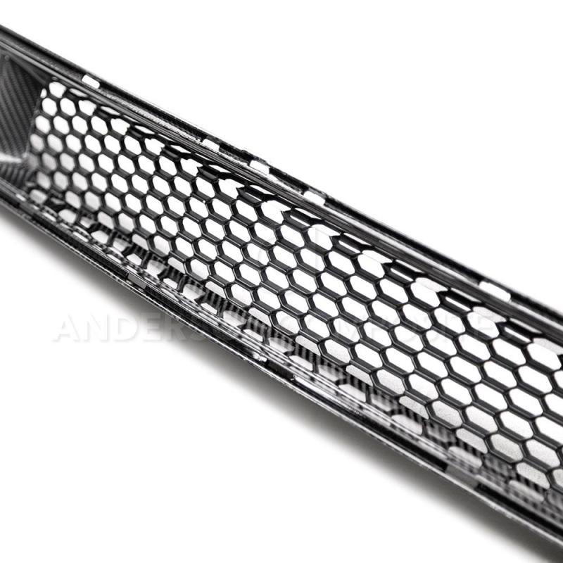 Carbon fiber front lower grille for 2015-2017 Ford Mustang - Anderson Composites - AC-LG15FDMU