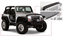 Load image into Gallery viewer, Bushwacker 07-18 Jeep Wrangler Trail Armor Hood and Tailgate Protector Excl Power Dome Hood - Black - Bushwacker - 14013