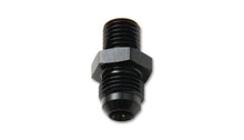 Load image into Gallery viewer, Metric Straight Adapter; Size: -8AN x 22mm-1.5; 6061 Aluminum; Anodized Black; - VIBRANT - 16629