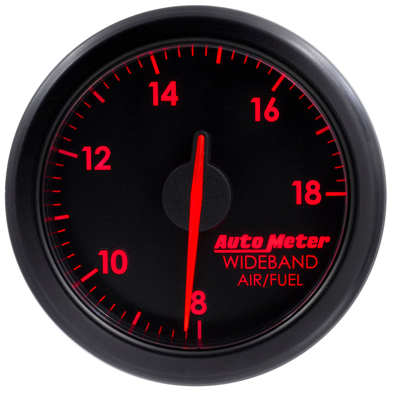 2-1/16in. WIDEBAND A/F; AIRDRIVE; BLACK - AutoMeter - 9178-T