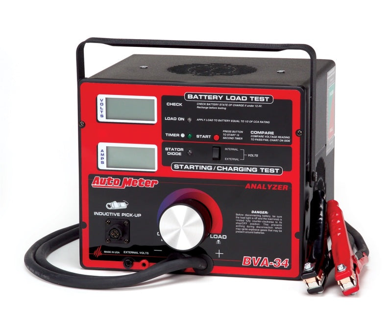 BVA-34; 800 Amp Variable Load Battery/Electrical System Tester - AutoMeter - BVA-34