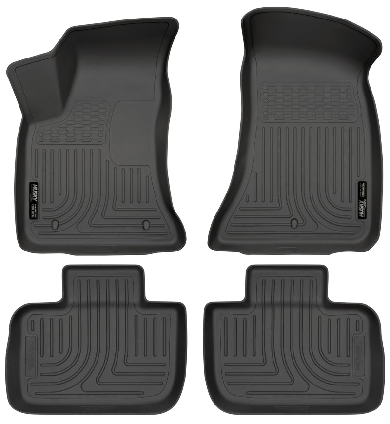 Weatherbeater - Front & 2nd Seat Floor Liners 2011-2022 Chrysler 300 - Husky Liners - 98061
