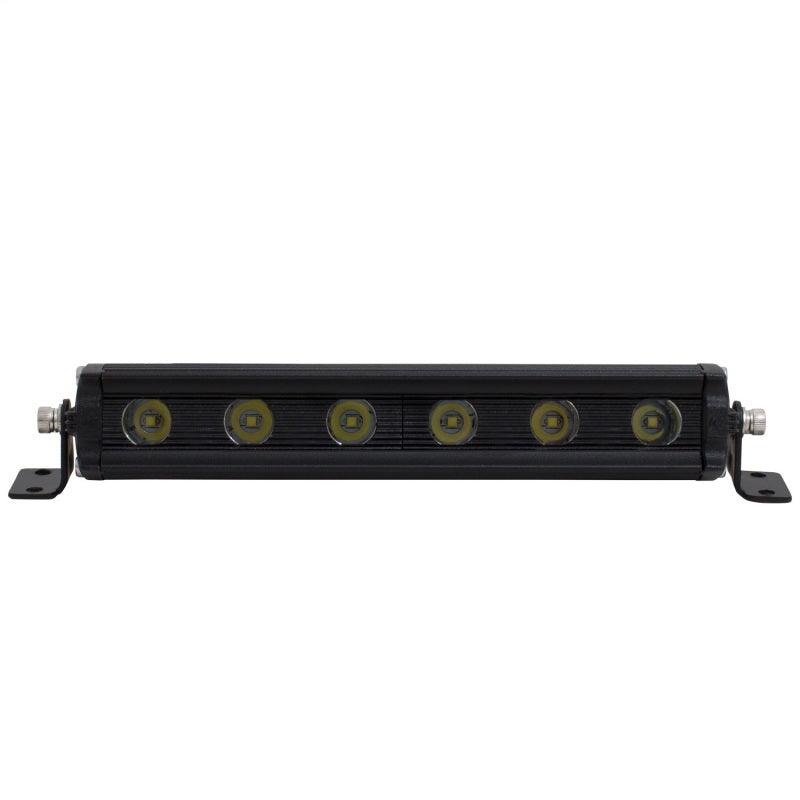 Slimline LED Light Bar; 6 in.; Clear Lens/Black Housing; White LED;    - Anzo USA - 861177