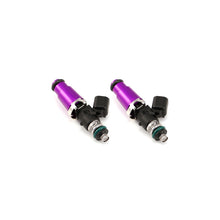 Load image into Gallery viewer, Injector Dynamics ID1050X Injectors 14mm (Purple) Adaptors -204 / 14mm Lower O-Rings (Set of 2) 1988 Mazda RX-7 - Injector Dynamics - 1050.11.06.60.14.2