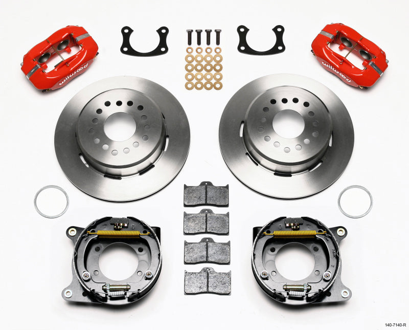 Wilwood Forged Dynalite P/S Park Brake Kit Red New Big Ford 2.50in