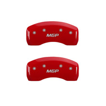 Load image into Gallery viewer, Set of 4: Red finish, Silver MGP - MGP Caliper Covers - 49001SMGPRD