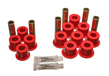 Load image into Gallery viewer, Leaf Spring Bushing Set; Red; Rear; Performance Polyurethane; - Energy Suspension - 5.2113R