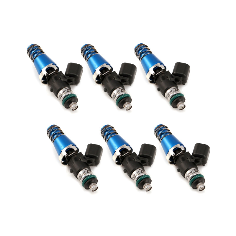 Injector Dynamics 1340cc Injectors - 60mm Length - 11mm Blue Top - 14mm Lower O-Ring (Set of 6) 1990-1996 Nissan 300ZX - Injector Dynamics - 1300.60.11.14.6