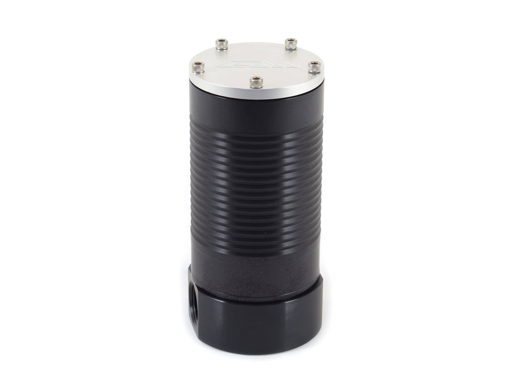 25-640 Remote Aluminum Oil Filter 6-1/4" Canister With 1-1/16"-12 O-Ring Ports - Canton - 25-640