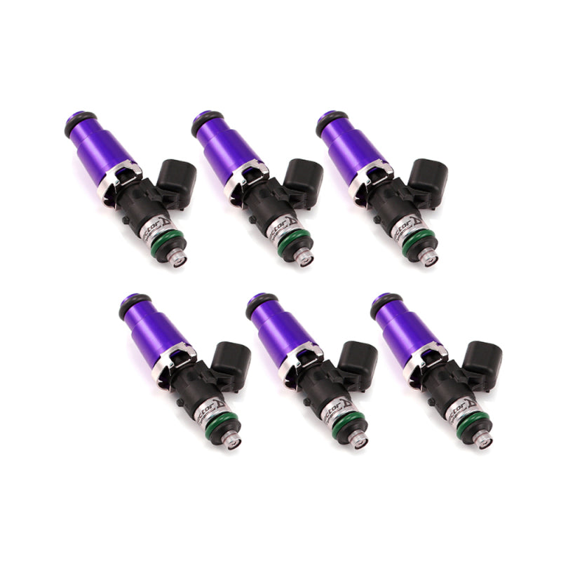 Injector Dynamics 1700cc Injectors - 60mm Length - 14mm Purple Top - 14mm Lower O-Ring (Set of 6) 1996-1998 BMW 328i - Injector Dynamics - 1700.60.14.14.6
