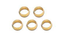 Load image into Gallery viewer, Pack of 5, Brass Olive Inserts; Size 1/4&quot; - VIBRANT - 16464