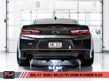 Load image into Gallery viewer, AWE Tuning 16-19 Chevrolet Camaro SS Axle-back Exhaust - Track Edition (Diamond Black Tips) - AWE Tuning - 3020-33053