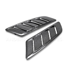 Load image into Gallery viewer, Type-AB carbon fiber hood vents for 2015-2017 Ford Mustang GT - Anderson Composites - AC-HV15FDMUGT-AB