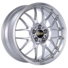 Load image into Gallery viewer, BBS RS-GT 19x8.5 5x120 ET35 Diamond Silver Center Diamond Cut Lip Wheel -82mm PFS/Clip Required - BBS - RS959DSPK