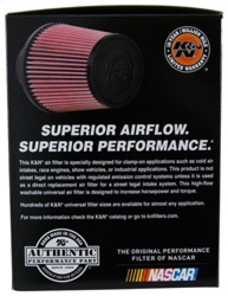 K&N RE-0950 Universal Clamp-On Air Filter