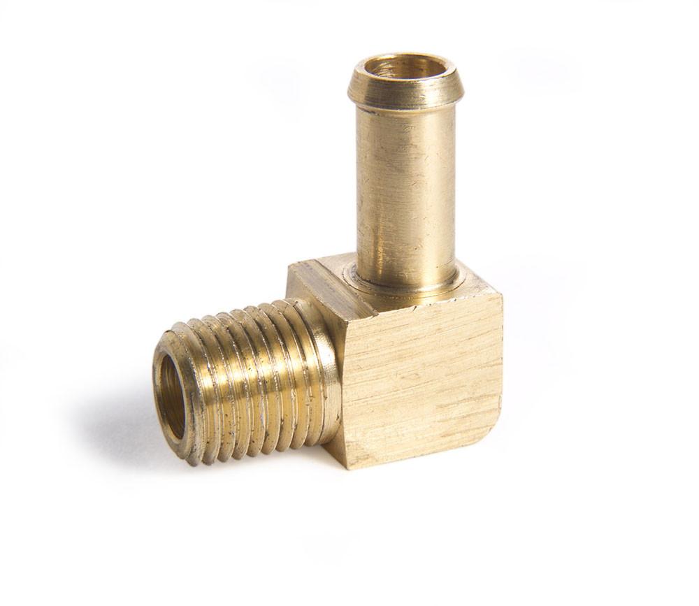 90 Degree Elbow Fitting 1/4 Inch NPT x 3/8 Inch Hose Elbow Brass Fitting Be Cool Radiator - Be Cool - 72000