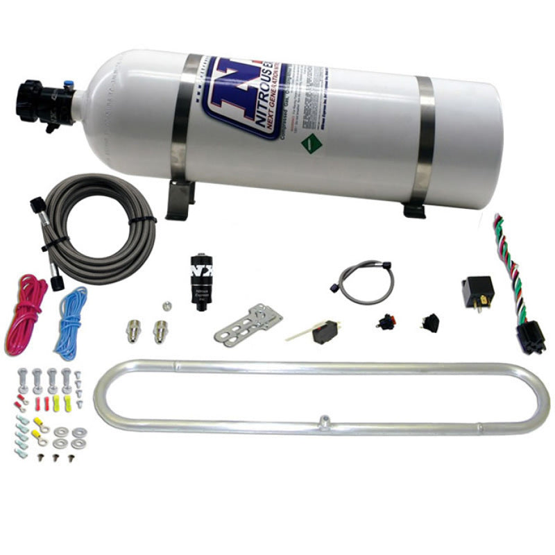 N-TERCOOLER SYSTEM WITH 15LB Bottle (Remote Mount Solenoid). - Nitrous Express - 20000R-15