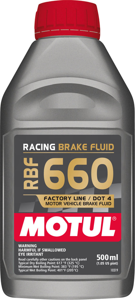 Motul 1/2L Brake Fluid RBF 660 - Racing DOT 4 - Motul - 101667