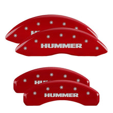 Load image into Gallery viewer, Set of 4: Red finish, Silver MGP - MGP Caliper Covers - 49001SMGPRD