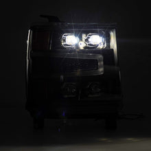 Load image into Gallery viewer, LED Projector Headlights in Black 2016-2018 Chevrolet Silverado 1500 - AlphaRex - 880237