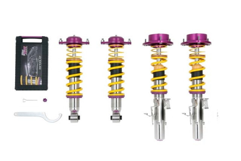 Adjustable Coilovers, Aluminum Top Mounts, Independent Compression and Rebound 2013-2016 Scion FR-S - KW - 35258804