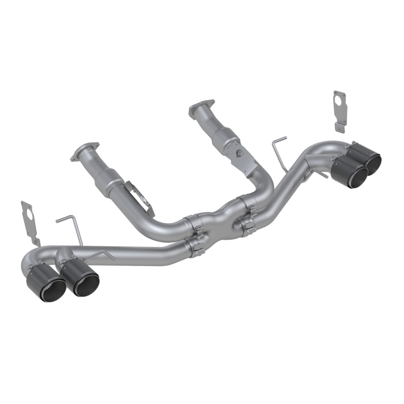 T304 Stainless Steel with Carbon Fiber Tips.    - MBRP Exhaust - S70403CF
