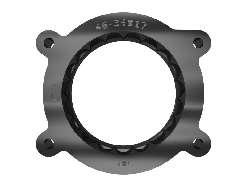 aFe 2020 Vette C8 Silver Bullet Aluminum Throttle Body Spacer / Works With Factory Intake Only - Blk - aFe - 46-34017B