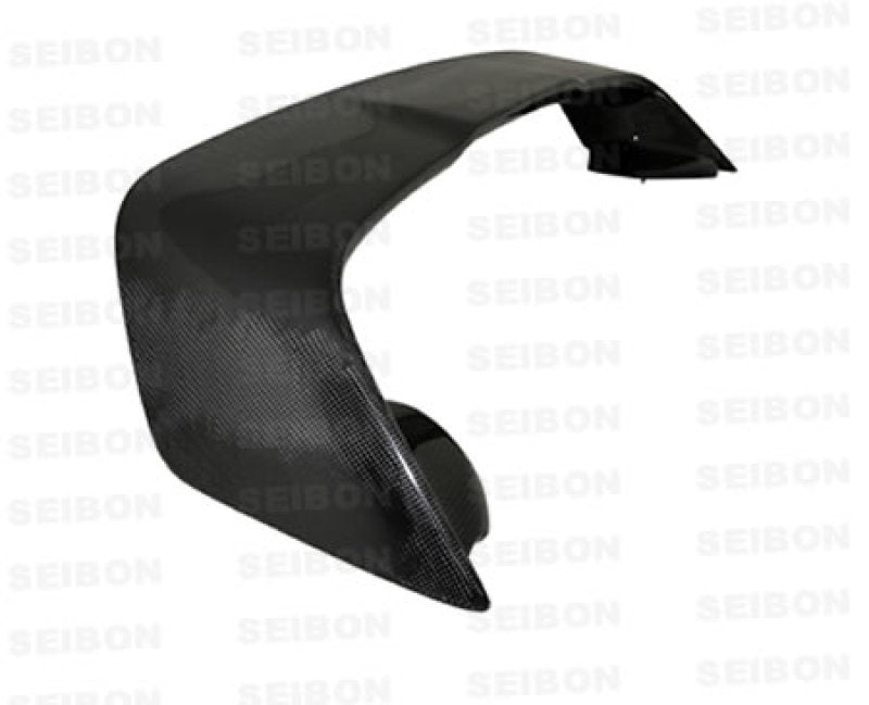 OEM-style carbon fiber rear spoiler for 2008-2015 Mitsubishi Lancer EVO X - Seibon Carbon - RS0809MITEVOX