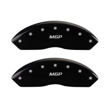 Load image into Gallery viewer, Set of 4: Black finish, Silver MGP - MGP Caliper Covers - 54005SMGPBK