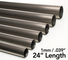 Load image into Gallery viewer, Ticon Industries .5in Diameter x 24.0in Length 1mm/.039in Wall Thickness Titanium Tube - Ticon - 102-01223-0000