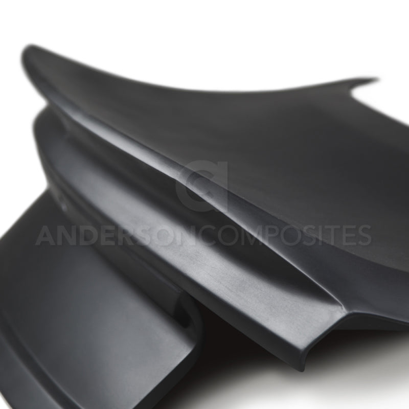 Type-ST fiberglass decklid with integrated spoiler for 2015-2020 Ford Mustang - Anderson Composites - AC-TL15FDMU-SA-GF