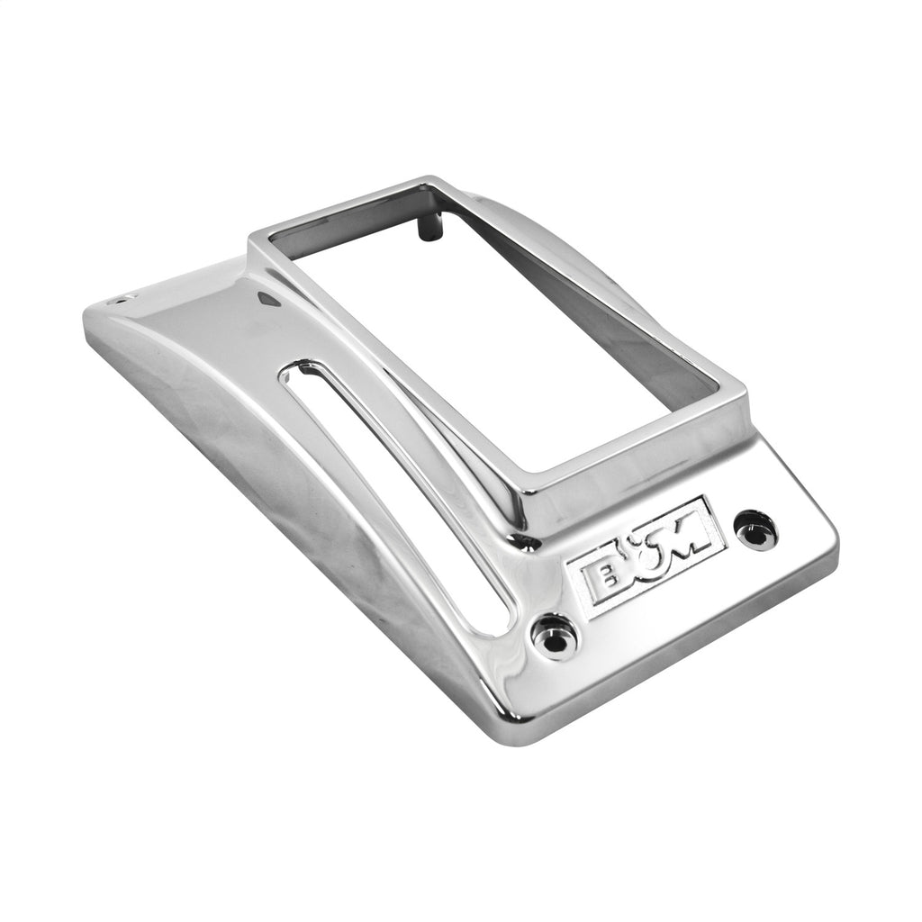 Automatic Transmission Shift Top Cover; Chrome Plate; For Console QuickSilver; - B&M - 80644