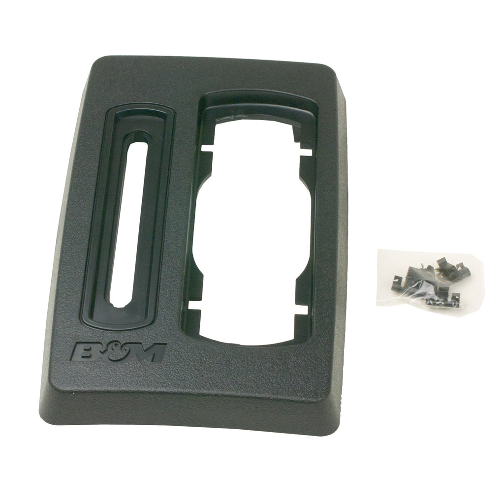 Automatic Transmission Shift Top Cover; Black Plate; For Hammer; - B&M - 80893