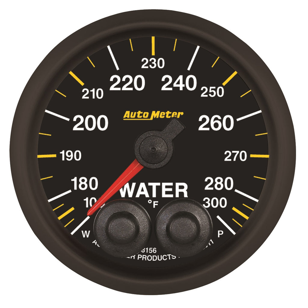 GAUGE; WATER TEMP; 2 1/16in.; 100-300deg.F; STEPPER MOTOR W/PEAK/WARN; NASCAR CA - AutoMeter - 8156-05702