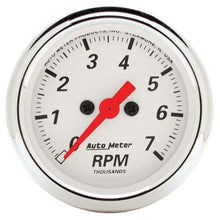Load image into Gallery viewer, GAUGE; TACHOMETER; 2 1/16in.; 7K RPM; IN-DASH; ARCTIC WHITE - AutoMeter - 1397