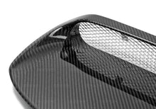Load image into Gallery viewer, OE-style carbon fiber hood scoop for 2008-2014 Subaru WRX/STi - Seibon Carbon - HDS0809SBIMP-OE