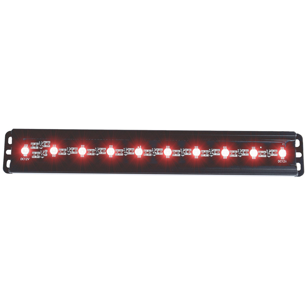 Slimline LED Light Bar; 12 in.; 10 LEDs; Red LEDs;    - Anzo USA - 861152