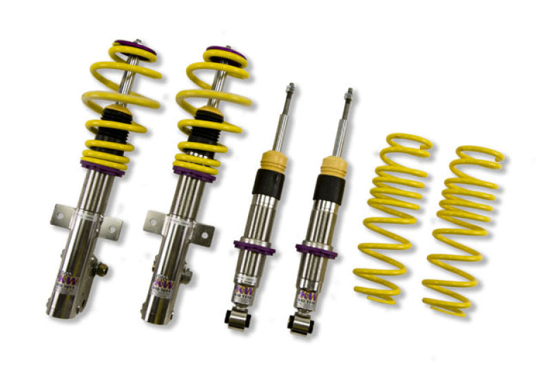 Height adjustable stainless steel coilovers with adjustable rebound damping 2008-2013 Mitsubishi Lancer - KW - 15265019