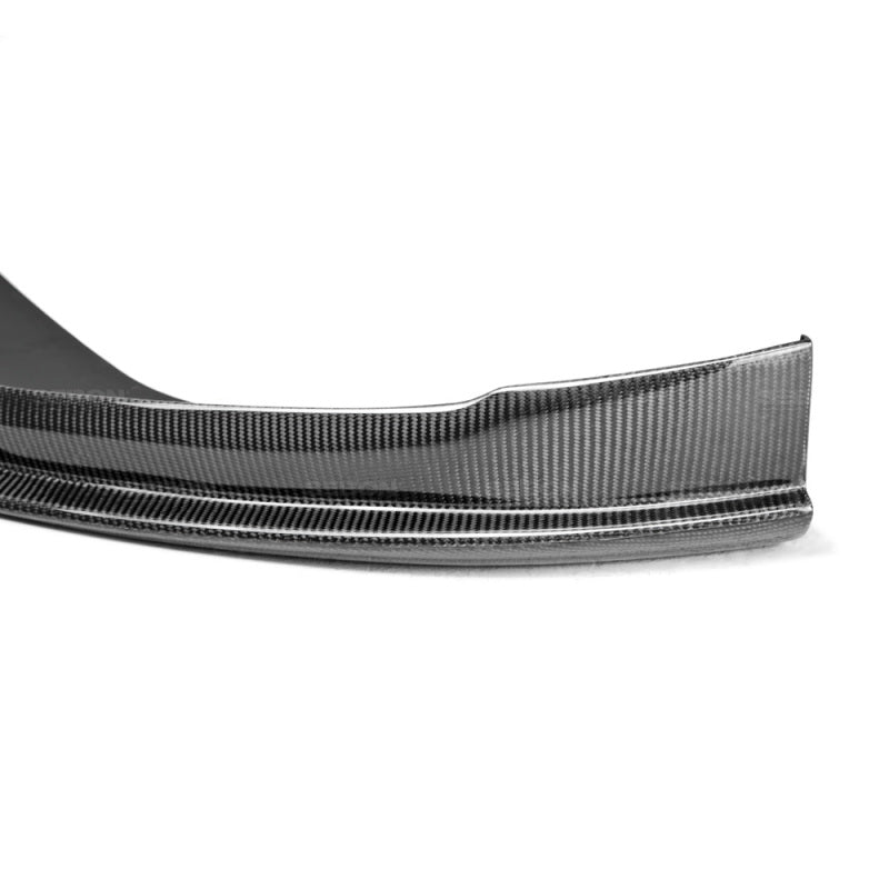 CP-style carbon fiber front lip for 2015-2017 VW Golf MK7 - Seibon Carbon - FL12VWG7-CP