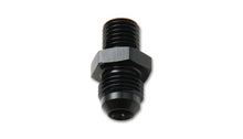 Load image into Gallery viewer, Metric Straight Adapter; Size: -8AN x 10mm-1.5; 6061 Aluminum; Anodized Black; - VIBRANT - 16622