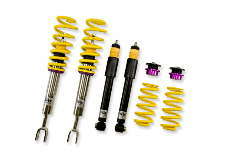 Height adjustable stainless steel coilovers with adjustable rebound damping 2003-2005 Audi A4 - KW - 18010030