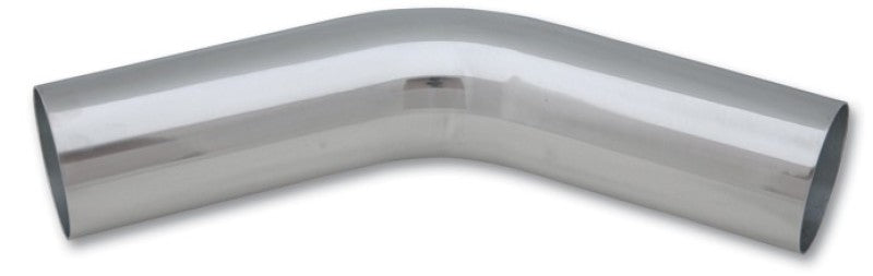 45 Degree Aluminum Bend, 3.25" O.D. - Polished - VIBRANT - 2241