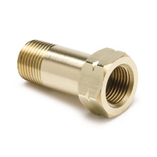 Load image into Gallery viewer, FITTING; ADAPTER; 3/8in. NPT MALE; EXTENSION; BRASS; FOR AUTO GAGE MECH. TEMP. - AutoMeter - 2373