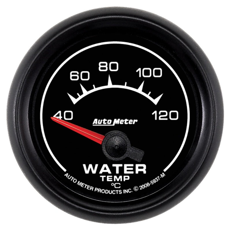 GAUGE; WATER TEMP; 2 1/16in.; 40-120deg.F; ELECTRIC; ES - AutoMeter - 5937-M