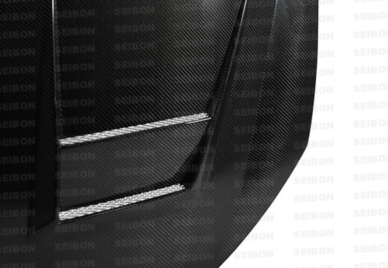 DV-style carbon fiber hood for 2010-2014 VW Golf / GTI (Shaved) - Seibon Carbon - HD1011VWGTIB-DV
