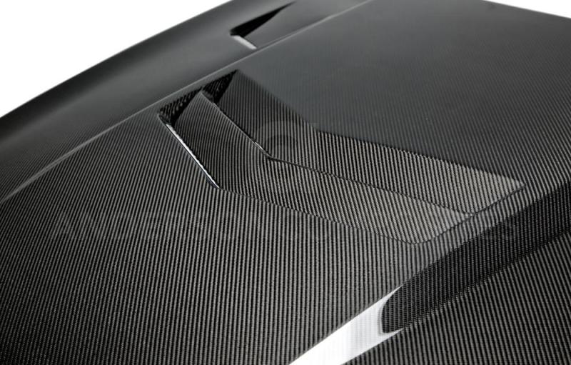 Type-VT carbon fiber hood for 2013-2015 Cadillac ATS - Anderson Composites - AC-HD13CAATS-VT