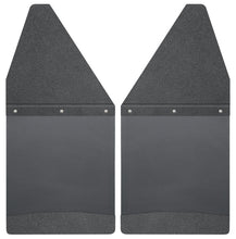 Load image into Gallery viewer, Mud Flaps - Kick Back Mud Flaps 12&quot; Wide - Black Top and Black Weight 1988-1999 Chevrolet K1500 - Husky Liners - 17101
