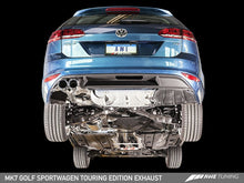 Load image into Gallery viewer, AWE Tuning VW MK7 Golf SportWagen Track Edition Exhaust w/Chrome Silver Tips (90mm) - AWE Tuning - 3020-22016