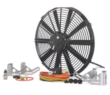 Load image into Gallery viewer, 16 Inch High Torque Puller Fan Module Single Euro Black Be Cool Radiator - Be Cool - 95001