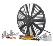 Load image into Gallery viewer, 16 Inch Medium Profile Fan Module Euro Black Be Cool Radiator - Be Cool - 95014